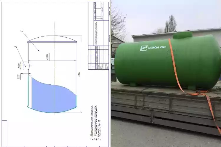Ёмкость 11 м3 под воду транспортировочная